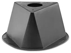 Conos de control de inventario - Negro